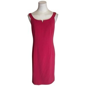 MAX MARA Pink‎ Sheath Dress Mini Midi Sleeveless Luxury Work MaxMara Size 6 36